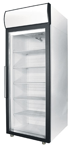 Шкаф низкотемпературный с стеклянной дверью POLAIR DP105-S 